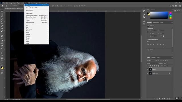 Adobe Photoshop Oil Painting Effect (Without Oil Filter) || Photoshop Tutorial || D Game Squad смотреть онлайн