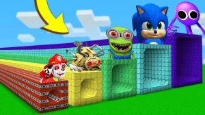 ДЛИННЫЕ КРУГЛЫЕ ТОННЕЛИ В МАЙНКРАФТ ЗОМБАК