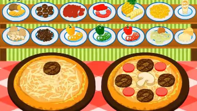 Детская игра, Приготовь вкусную пиццу, игры для маленьких детей смотреть онлайн