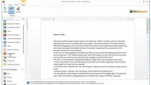 WinForms OfficeInspiredSuites Word Processing RTF смотреть онлайн