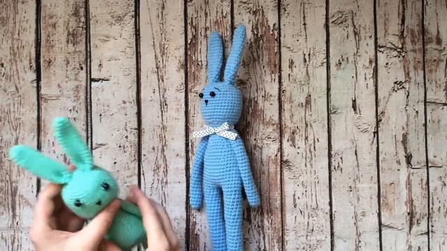 Что я связала. Обзор. Зайцы крючком смотреть онлайн