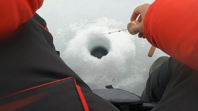 ?ЗИМНЯЯ РЫБАЛКА . ?ЛОВЛЯ ОКУНЯ НА МЕЛКОВОДЬЕ ?САМОДЕЛЬНАЯ МОРМЫШКА. смотреть онлайн