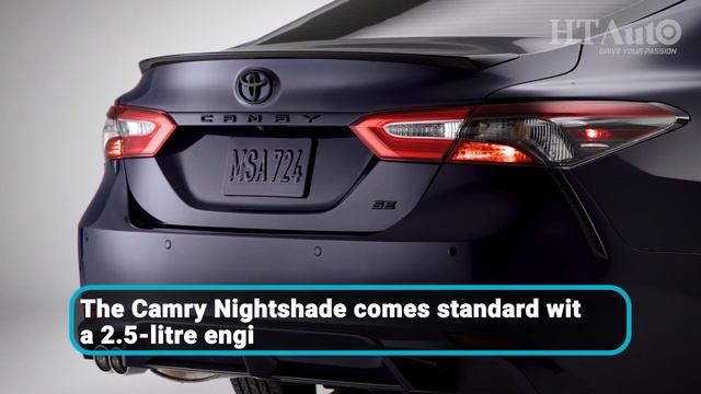 Toyota Camry Nightshade edition: First Look смотреть онлайн