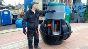 Септик Росток Мини - обзор. Септик для дачи или бани.