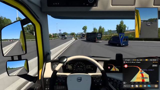 Бандиты катают по свободным дорогам Росиии))) Euro Truck Simulator 2 смотреть онлайн