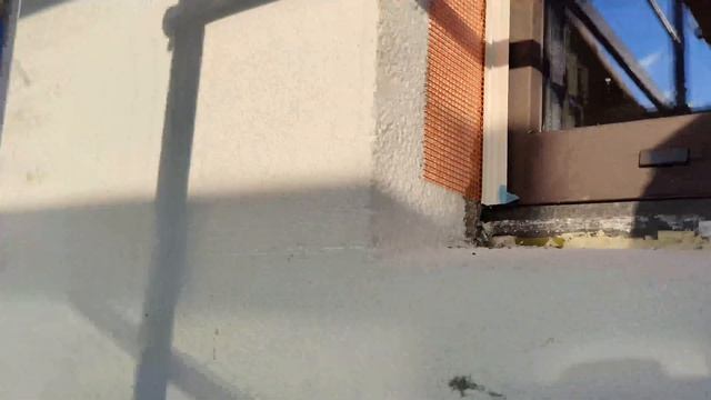 Начинаем утепление фасадов дома с плоской кровлей, пенопласт 150мм, СФТК Мокрый Фасад, клей Baumit