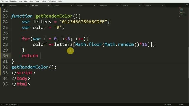 How To Generate a Automatic Random Color in JavaScript || Generate Random Colours смотреть онлайн