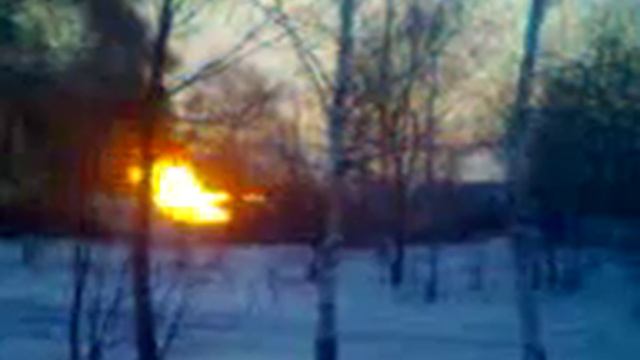 пожар в д.Акулинино(начало) смотреть онлайн