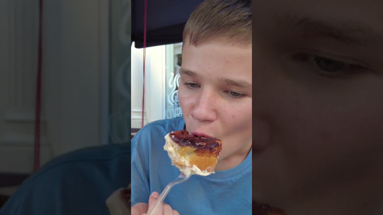 Пробуем Синнабон. Булочки с корицей #еда #DenvasTV смотреть онлайн