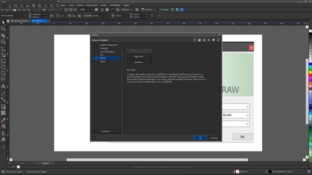 ECut 7 Configuração E Instalação Da Área De Trabalho CorelDRAW 2022