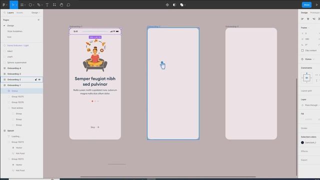 Splash Screen Animation Figma | Onboarding Pages In Figma | Prototype In Figma