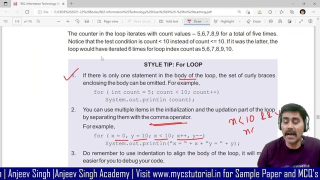 Class 12 Information Technology Unit 3 Java Fundamental Part 5 for loop | Information Technology 80 смотреть онлайн