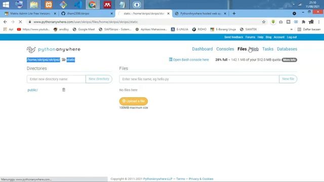 Hosting Website Framework Django Part 2 Upload to pythonanywhere com смотреть онлайн