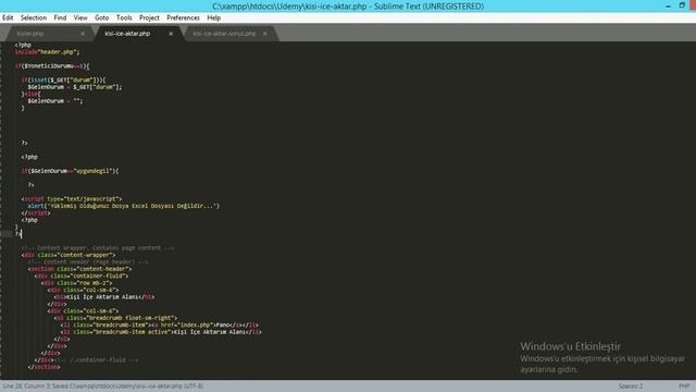 Php - Excel Veri Aktarımı - Php - Excel Data Transfer смотреть онлайн
