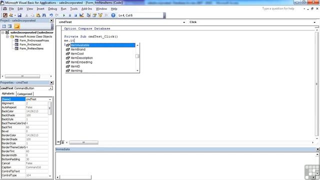 VBA for Microsoft Access | The Very Useful Keyword ME | InfiniteSkills смотреть онлайн