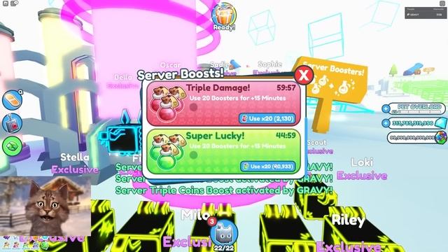 I Hatched The First Huge Neon Cat In Pet Simulator X Roblox смотреть онлайн