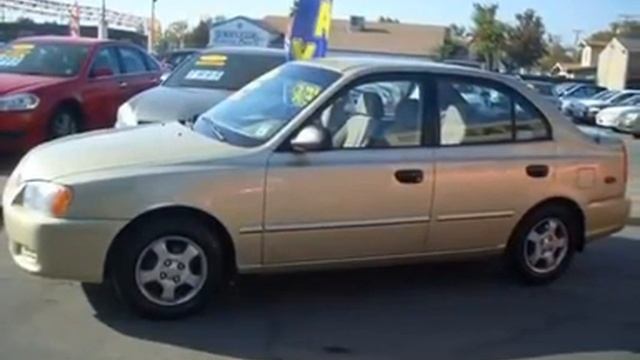 2002 Hyundai Accent GL for sale in TURLOCK, CA смотреть онлайн