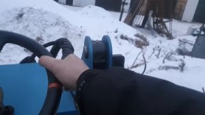 Новый мини-погрузчик на гидроходу. Минитрактор на гидро ходу.