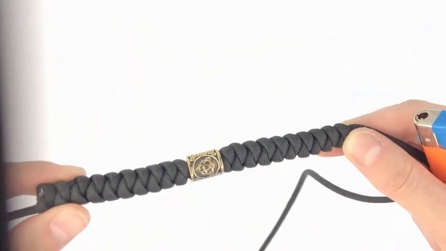 Bead Paracord Bracelet DIY/Как сплести браслет из паракорда с бусиной смотреть онлайн