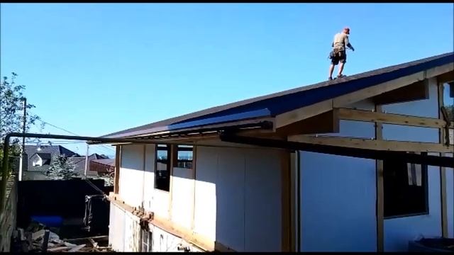 Утепление кровли с помощью ПИР панелей S 205 V2