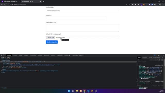 6 Bootstrap 5 Form control | How to work with form in bootstrap | making a simple form in bootstrap смотреть онлайн