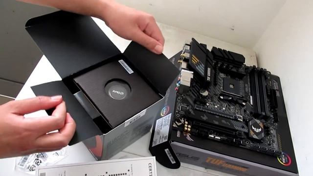 Asus Tuf gaming B550m-plus wifi with Ryzen 7 3700x смотреть онлайн