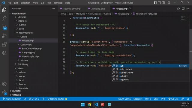 CodeIgniter 4 HMVC - How to submit a form - Form Validation смотреть онлайн