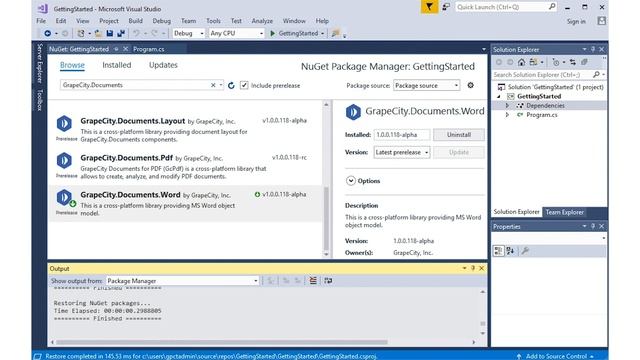 Introducing GrapeCity Documents for Word for Windows | Word API for .NET Standard 2.0 смотреть онлайн