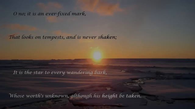 Sonnet 116 Slidecast by Hisham Al-Farsi смотреть онлайн