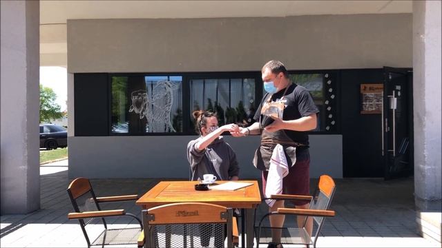 CORONAVIRUS - Disinfection of tables in a restaurant Kozlovna U Kabelky Kladno смотреть онлайн
