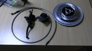 Комплект для установки дискового гидравлического тормоза на буксировщики Лидер с вариатором Сафари.