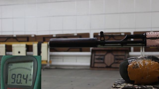 Отстрел глушителя ДТК Фенрир 366 из АКМСа смотреть онлайн