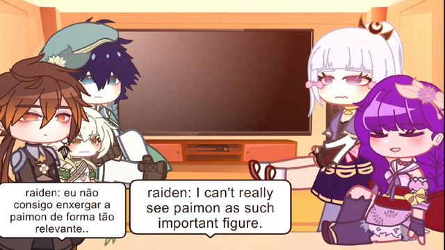 [💥] Archons + Ayaka React To Paimon Theory || Credits In Description ||