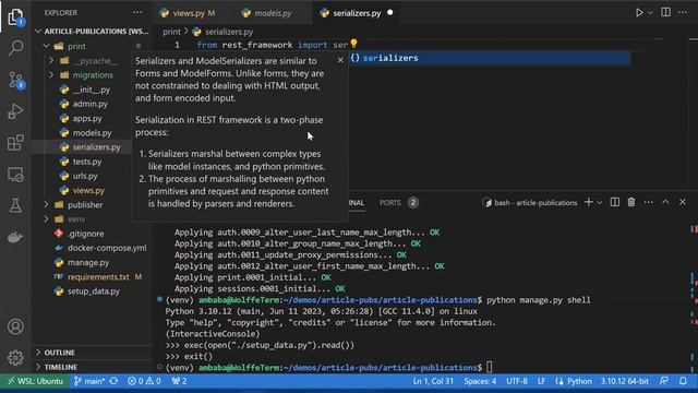 W15D1: Django Serializers смотреть онлайн