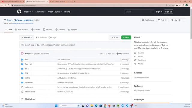 177 - Sending email - Beginners' Python and Machine Learning смотреть онлайн