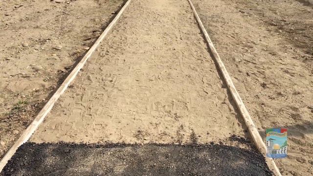Завершается строительство новой пешеходной прогулочной аллеи по улице Малагусейнова (2019 год) смотреть онлайн