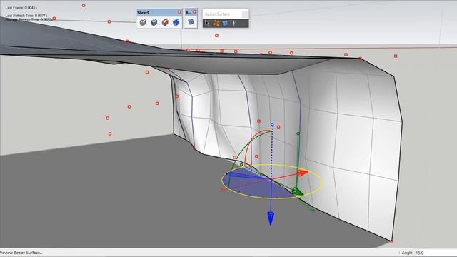 Parametric Forms Modeling Using Bezier Surface & Slicer In SketchUp