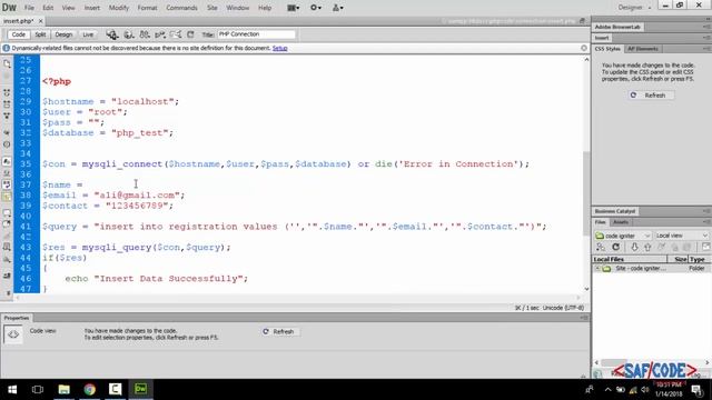 PHP Tutorials - GET Input From User and Insert Data in Database Using PHP Part-23 смотреть онлайн