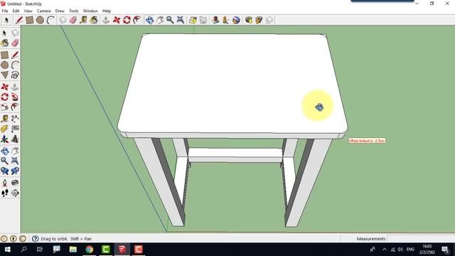 Google SketchUp 8 การทำโต๊ะอย่างง่าย смотреть онлайн
