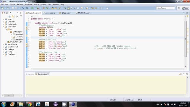 Java Tutorial - 11 - Logical Operators (Old Version) смотреть онлайн