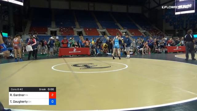 100 Lbs Cons 8 2 Robert Gardner Pennsylvania Vs Ty Daugherty Ohio смотреть онлайн