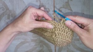 Эко-сумка крючком из джута. Сумка шоппер из джута. Crochet Bag.