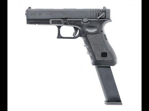 Обзор страйкбольного пистолета Glock 18C производителя KJW! смотреть онлайн