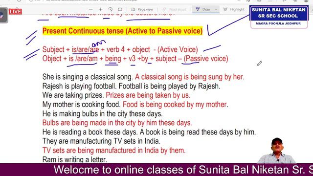 IX & XI Passive Voice Part II by Om Prakash Suthar смотреть онлайн