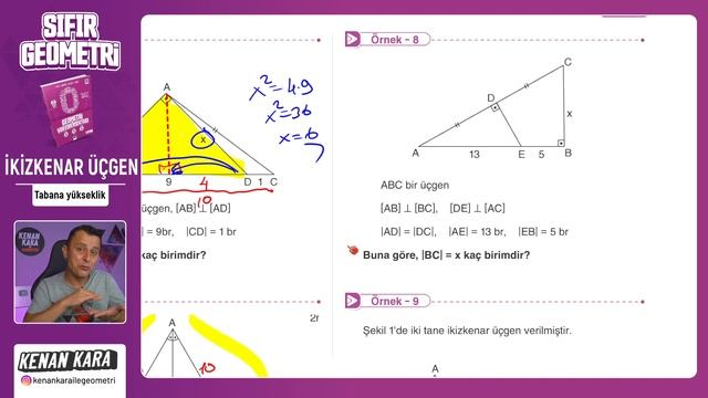 Tabana Yükseklik | İKİZKENAR ÜÇGEN | F10 YAYINLARI SIFIR GEOMETRİ смотреть онлайн