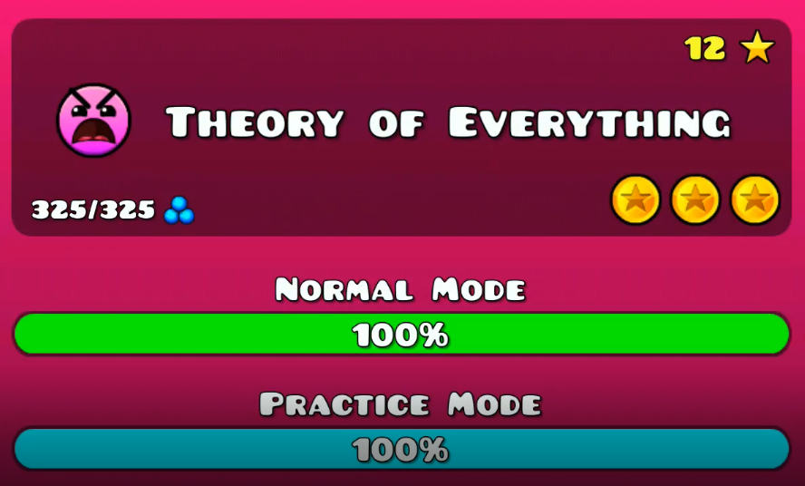 12 Уровень (Theory of Everything) - Geometry Dash