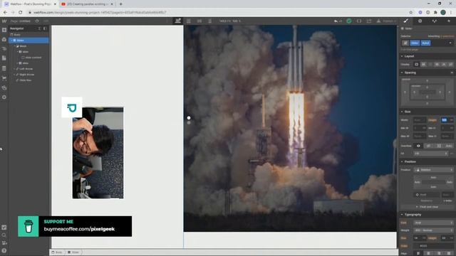Create a custom vertical Webflow slider - Webflow Tutorial (2021) смотреть онлайн