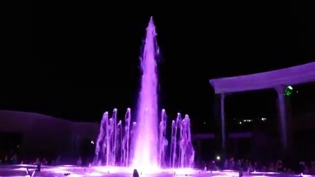 Поющий фонтан. Кисловодск. Песня Подмосковные вечера.