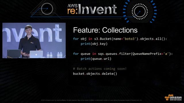 AWS re:Invent 2014 | (DEV307) Introduction to Version 3 of the AWS SDK for Python (Boto) смотреть онлайн