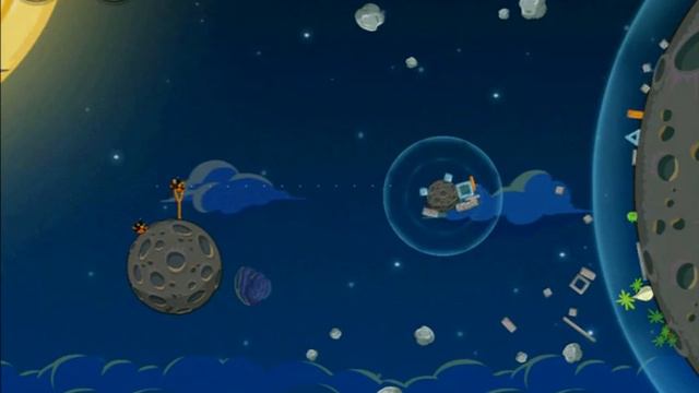 Angry Birds Space - Level 1-16 - 3 Star Walkthrough | WikiGameGuides смотреть онлайн